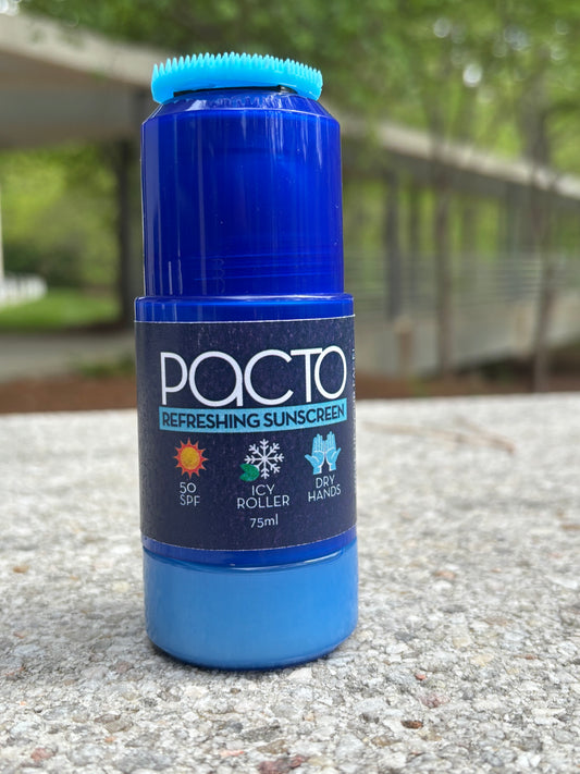 Instant Refresh Roll-On Sunscreen with Massager